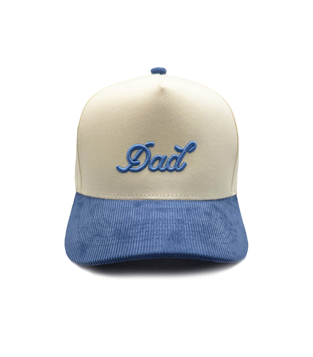 Dad | Two-Tone Cream & Baby Blue Corduroy